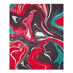 Red Vivid Marble Pattern 3 Shower Curtain 60  X 72  (medium)  by goljakoff