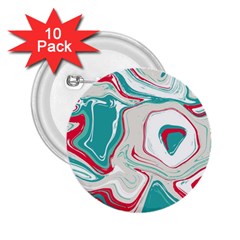 Vector Vivid Marble Pattern 4 2 25  Buttons (10 Pack)  by goljakoff