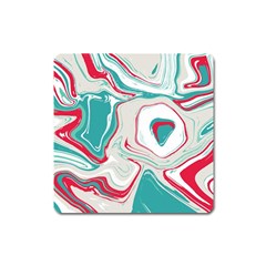 Vector Vivid Marble Pattern 4 Square Magnet by goljakoff