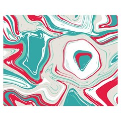 Vector Vivid Marble Pattern 4 Double Sided Flano Blanket (medium)  by goljakoff