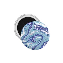 Blue Vivid Marble Pattern 9 1 75  Magnets by goljakoff