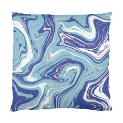 Blue Vivid Marble Pattern 9 Standard Cushion Case (one Side) by goljakoff
