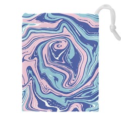 Vector Vivid Marble Pattern 10 Drawstring Pouch (4xl) by goljakoff