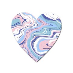 Vector Vivid Marble Pattern 11 Heart Magnet by goljakoff