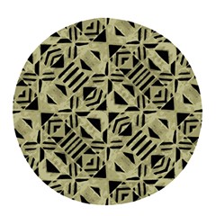 Linear Geometric Print Pattern Mosaic 2 Pop Socket (white) by dflcprintsclothing