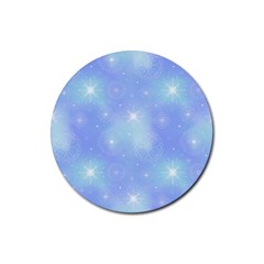 Heavenly Flowers Rubber Round Coaster (4 Pack)  by SychEva