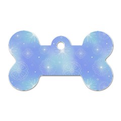 Heavenly Flowers Dog Tag Bone (one Side) by SychEva