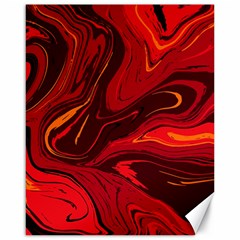 Red Vivid Marble Pattern 15 Canvas 16  X 20  by goljakoff