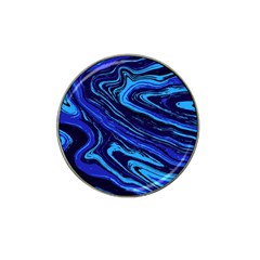 Blue Vivid Marble Pattern 16 Hat Clip Ball Marker (10 Pack) by goljakoff