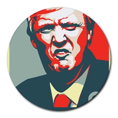 Trump Nope Round Mousepads by goljakoff