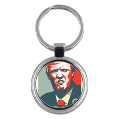 Trump Nope Key Chain (round) by goljakoff