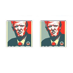 Trump Nope Cufflinks (square) by goljakoff