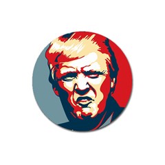 Trump Pop Art Magnet 3  (round) by goljakoff