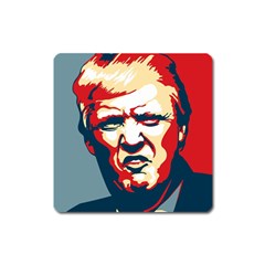 Trump Pop Art Square Magnet by goljakoff