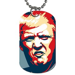 Trump Pop Art Dog Tag (two Sides) by goljakoff