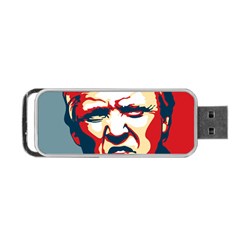 Trump Pop Art Portable Usb Flash (one Side) by goljakoff