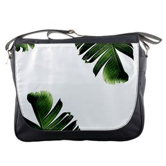 Green Banana Leaves Messenger Bag by goljakoff