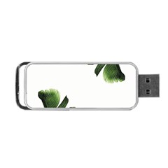 Green Banana Leaves Portable Usb Flash (two Sides)