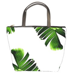 Banana Leaves Bucket Bag by goljakoff