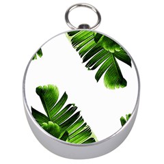 Banana Leaves Silver Compasses by goljakoff