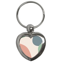 Abstract Shapes  Key Chain (heart) by Sobalvarro