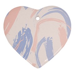 Marble Stains  Ornament (heart) by Sobalvarro