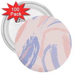 Marble Stains  3  Buttons (100 Pack)  by Sobalvarro