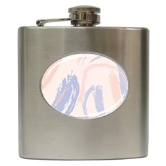 Marble Stains  Hip Flask (6 Oz) by Sobalvarro