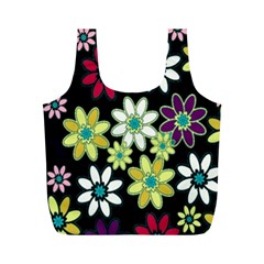 Flowerpower Full Print Recycle Bag (m) by PollyParadise