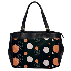 Black Peach White  Oversize Office Handbag by Sobalvarro