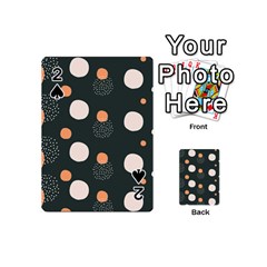 Black Peach White  Playing Cards 54 Designs (mini) by Sobalvarro