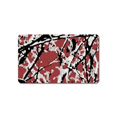 Vibrant Abstract Textured Artwork Print Magnet (name Card) by dflcprintsclothing