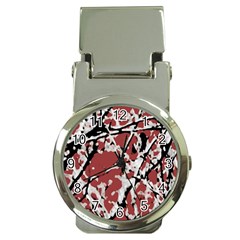 Vibrant Abstract Textured Artwork Print Money Clip Watches by dflcprintsclothing