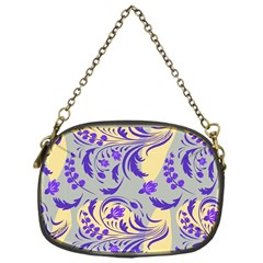 Folk floral pattern. Abstract flowers surface design. Seamless pattern Chain Purse (One Side)