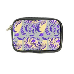 Folk floral pattern. Abstract flowers surface design. Seamless pattern Coin Purse