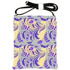 Folk floral pattern. Abstract flowers surface design. Seamless pattern Shoulder Sling Bag