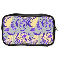 Folk floral pattern. Abstract flowers surface design. Seamless pattern Toiletries Bag (Two Sides)