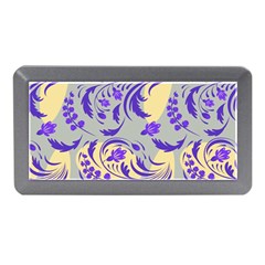 Folk floral pattern. Abstract flowers surface design. Seamless pattern Memory Card Reader (Mini)