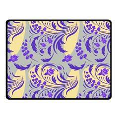 Folk floral pattern. Abstract flowers surface design. Seamless pattern Double Sided Fleece Blanket (Small) 