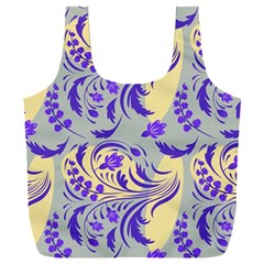 Folk floral pattern. Abstract flowers surface design. Seamless pattern Full Print Recycle Bag (XXL)