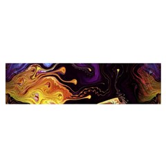 Nebula Starry Night Skies Abstract Art Satin Scarf (oblong) by CrypticFragmentsDesign