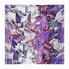 Blooming Lilacs Spring Garden Abstract Medium Glasses Cloth (2 Sides) by CrypticFragmentsDesign