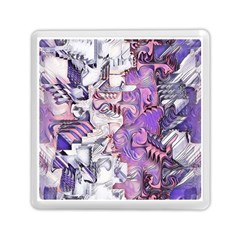 Blooming Lilacs Spring Garden Abstract Memory Card Reader (square) by CrypticFragmentsDesign