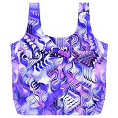 Weeping Wisteria Fantasy Gardens Pastel Abstract Full Print Recycle Bag (xl) by CrypticFragmentsDesign