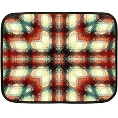 Royal Plaid  Fleece Blanket (mini) by LW41021