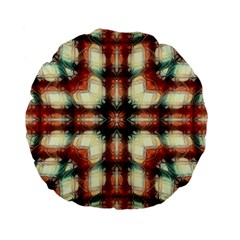 Royal Plaid  Standard 15  Premium Flano Round Cushions by LW41021