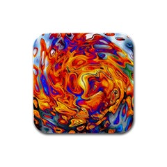 Sun & Water Rubber Square Coaster (4 pack) 