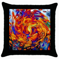 Sun & Water Throw Pillow Case (Black)