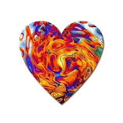 Sun & Water Heart Magnet