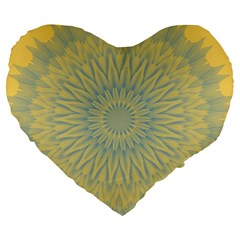 Shine On Large 19  Premium Heart Shape Cushions by LW41021